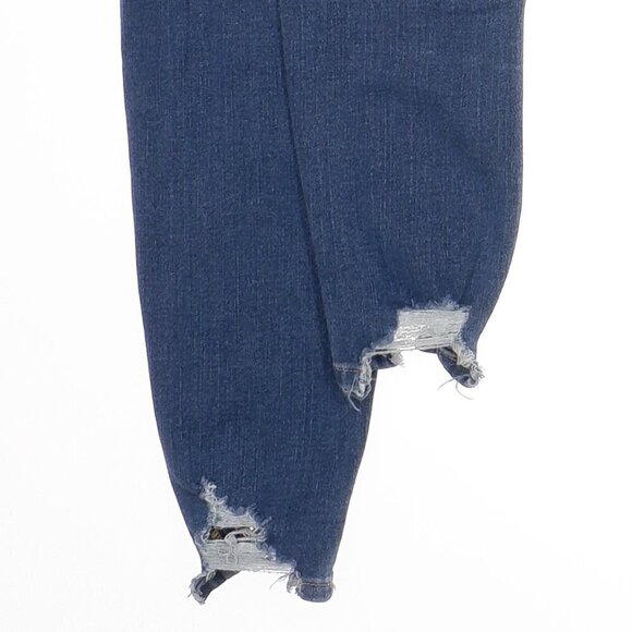 American Eagle Dream Jeans Size 0 Womens Curvy Super Hi Rise Distressed 26x27.5 - Picture 6 of 10